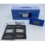 Gameboy Micro Game Console, blue, 2005, original box, complete with instructions and charger, very