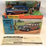 Corgi: A boxed Corgi Toys, Ford Consul Cortina Super Estate Car, 440, with Golfer figures. Small