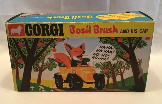 Corgi: A boxed Corgi Basil Brush and his Car, 808. Excellent condition in good original box. - Image 2 of 3