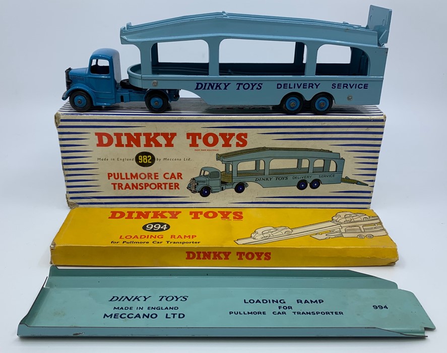 Dinky: A boxed Dinky Toys, Pullmore Car Transporter, 982, small paint chips to vehicle, slight