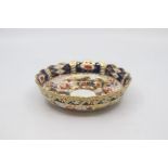 A Davenport Imari bowl, second half 19th Century, of lobed circular shape and decorated with pattern