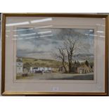 Alan Ingham (British, 1932-2002) Kettlewell, Wharfedale, North Yorkshire, watercolour, framed &