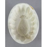 A mid-nineteenth century Copeland & Garrett earthenware jelly mould, c. 1835. It depicts a