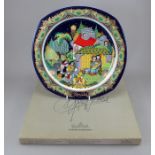 A boxed Rosenthal Christmas 1983 plate; Silent Night by Bjorn Wiinbald. 28 cm wide. (1) Condition: