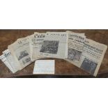 A collection of Italian newspaper from: 1922 through 1930s and the 2nd WW2 up to the 1960s and a
