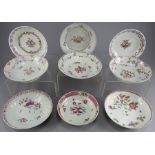 A reference study group of late eighteenth and early nineteenth century British porcelain saucers,