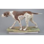 An Albany Fine China Co. Pointer modelled by Neil Campbell. Naturalistically decorated. Title and