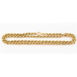 A 9ct rose gold Prince of Wales Twist necklace, approximate weight all in 17 grams Condition: