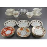 A study reference collection of late eighteenth, early nineteenth century British porcelain tea