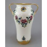 A James Macintyre & Sons Florian ware twin handled vase designed by William Moorcroft, circa 1910,