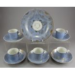 An early nineteenth century Miles Mason porcelain part tea service, c.1820. It is decorated with