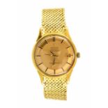 Omega, a late 1960's gents 18ct gold Omega Automatic Chronometer Constellation wristwatch, 3cm