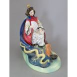 A Royal Doulton Bone China figure of Tz'U-Hsi, Empress Dowager, 'Les Femmes Fatales' series, Factory