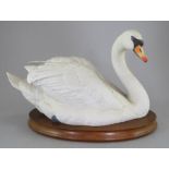 A Goebel , W. Germany, 1984 porcelain figure titled 'Mute swan'. Limited edition of 1000, number