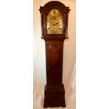 A late 18th Century George III mahogany and brass longcase clock by John Beneke, London, circa 1780,