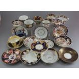 A study reference collection of late eighteenth, early nineteenth century British porcelain tea