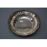 A Gorham silver Chippendale pattern bowl with shaped and everted rim. 17.5 troy oz.