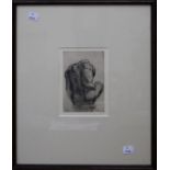 Martin Yeoman (born 1953-present) Male nude torso study from the rear. A etching number 1 of 20