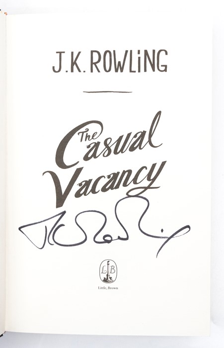 Rowling, J. K. The Casual Vacancy, first edition, London: Little, Brown, 2012, hardback, complete - Image 2 of 2