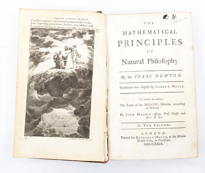 Newton, Isaac. [Principia]. The Mathematical Principles of Natural Philosophy, first edition in - Image 2 of 6