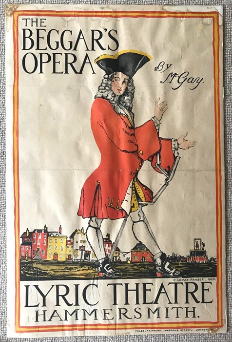 Claud Lovat Fraser (British, 1890-1921), The Beggar's Opera, Lyric Theatre, Hammersmith,