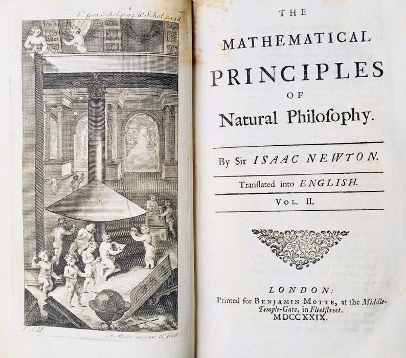 Newton, Isaac. [Principia]. The Mathematical Principles of Natural Philosophy, first edition in - Image 6 of 6