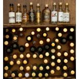Approximately 80 rare whisky miniatures including Glenfarclas, Glencadam, Highland Park, Aultmore