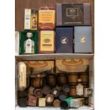 Box of miniature whisky interest including presentation boxes