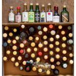 Approximately 81 rare whisky miniatures including Highland Fusilier and England Rugby Grand Slam