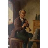 Alexander Austen (British, 1859-1924), The Clarinet Player, signed l.r., oil on canvas, 46 by