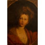 After Domenichino, The Cumean Sybil, oil on canvas painted oval, 71 by 59cm, unframed