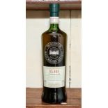 Glen Moray. A bottle of The Scotch Malt Whisky Society (SMWS), 'A Christmas wreath', distilled 24