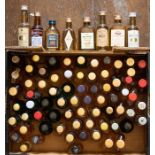 Approximately 78 rare whisky miniatures including Old Pulteney, Strathspey, Strathglen, Glenkinchie