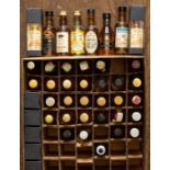 Approximately 43 rare whisky miniatures including Glen Grant, Springbank, Glen Deveron, Bells,