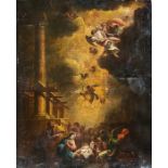 Genoese School, 17th Century, The Nativity, oil on canvas, 100 by 80cm, unframed