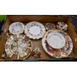 A collection of Abbeydale 'Chrysanthemum tea wares, comprising two dessert plates, dinner plates,
