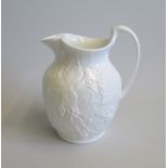 A Wedgwood Bone China White Glazed Ewer From The Strawberry and Vines Collection Date 20th