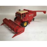 Britain’s Massey Ferguson Combine Harvester 760. Made in 1978, with rear wheel steering. Good