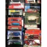 Collection of Die Cast vehicles including Corgi, Lledo, etc, along with plastic figures, GI Joe