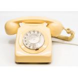 A 1970's ivory coloured telephone