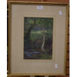 A collection of early to mid 20th Century watercolours and oils mostly signed and framed
