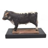A Wedgwood limited edition Longhorn Bull, Bilbury Boy, 7 of 100