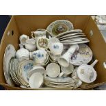 A collection of ceramics including Royal Doulton Brambly Hedge, teapot, cups, saucers, mugs, jug,