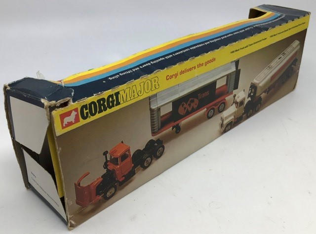 Vintage Corgi die cast vehicles to include Corgi Major Mack Container Truck no.1106 in damaged box, - Image 5 of 5
