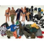 Action Man Collection to include five bodies, four with detached heads, along with assorted