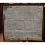 Derby interest frame indentures 1765 and 1735 plus 1710 glass back frames