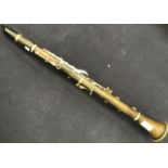 A mid 20th Century clarinet  CR; no case or makers mark present