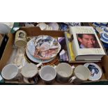 Royal Memorabilia collection to include; limited edition plates depicting various members of the