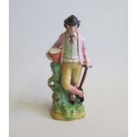 A Staffordshire Figure of a Gardener Date  Circa 1880 Size  19cm high Condition  Good No damage or