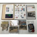 Various collectables, a stamp album containing a collection of British and Worldwide stamps, two
